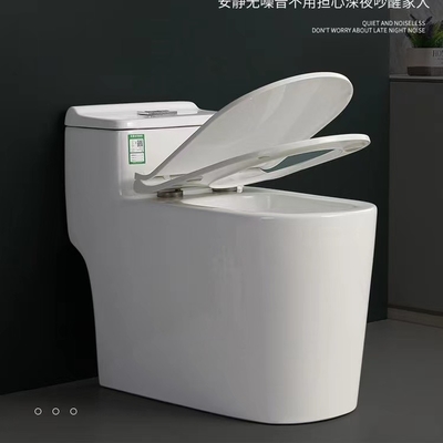Τα WC λουτρών γύρω από την υγειονομική τουαλέτα εμπορευμάτων κυλούν το κεραμικό χρυσό χρώμα