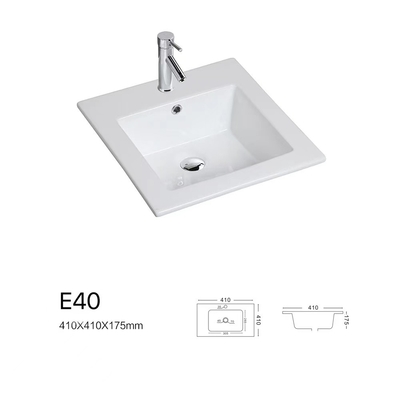Ευρωπαϊκό τύπων γραφείου ορθογώνιο λεπτό Washbasin τοπ λεκανών ματαιοδοξίας λεκανών αντίθετο