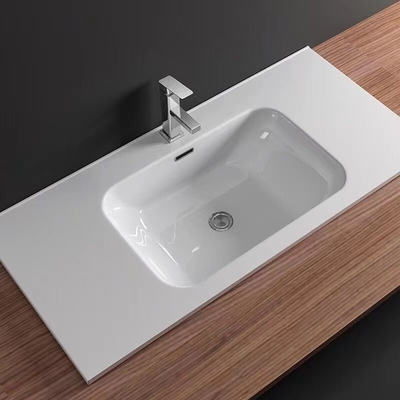 Ευρωπαϊκό τύπων γραφείου ορθογώνιο λεπτό Washbasin τοπ λεκανών ματαιοδοξίας λεκανών αντίθετο