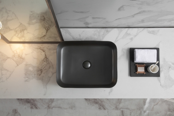 Ορθογώνια υγειονομική Countertop λεκανών εμπορευμάτων κεραμική λεκάνη πλύσης