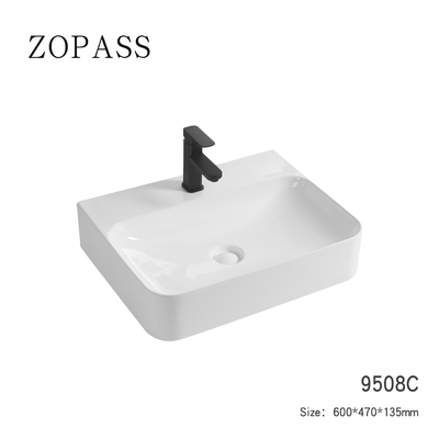 Countertop τοποθέτησε την υγειονομική λεκάνη εμπορευμάτων για το εγχώριο λουτρό ξενοδοχείων