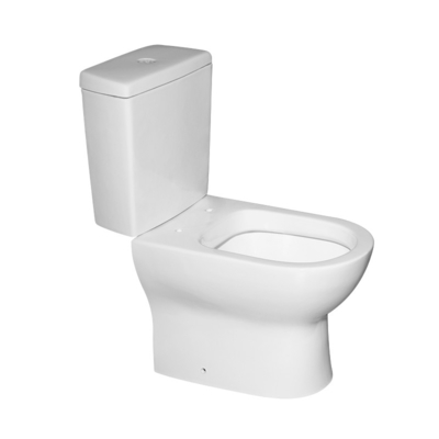 ρυθμός ροής 3L 6L διπλός επίπεδος WC τουαλετών άσπρος μπιντές λουτρών δύο κομματιού