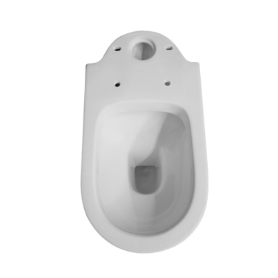 ρυθμός ροής 3L 6L διπλός επίπεδος WC τουαλετών άσπρος μπιντές λουτρών δύο κομματιού